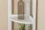 Solid Pine Wood Shelf White Lacquered | Junco 59 | 200 x 40 x 30 cm | 5 Shelves | Modern Design