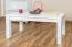 Coffee Table Solid Pine Wood White Lacquered | Junco 483 | Modern Design | 50 x 120 x 60 cm