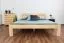 Youth Bed Pine Solid wood natural 75, incl. Slat Grate - 160 x 200 cm (W x L)