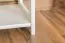 White Solid Pine Shelf Junco 56D | 125 x 50 x 30 cm | Modern Design | 3-Tier Storage