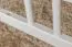 Baby Cradle Solid Pine Wood White Lacquered 104 | Adjustable Height | 60 x 120 cm | Includes Slatted Frame