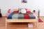 Children's Bed | Solid Pine Wood | Natural Finish | 140 x 200 cm | Includes Slatted Frame