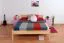 Children's Bed | Solid Pine Wood | Natural Finish | 140 x 200 cm | Includes Slatted Frame