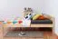 Children's Bed | Solid Pine Wood | Natural Finish | 140 x 200 cm | Includes Slatted Frame