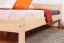 Children's Bed | Solid Pine Wood | Natural Finish | 140 x 200 cm | Includes Slatted Frame