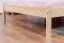 Children's Bed | Solid Pine Wood | Natural Finish | 140 x 200 cm | Includes Slatted Frame