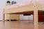 Children's Bed | Solid Pine Wood | Natural Finish | 140 x 200 cm | Includes Slatted Frame
