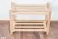 Shoe Rack Solid Beech Wood Natural Junco 225 | 2 Tiers | 40 x 58 x 26 cm | Modern Design