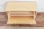 Shoe cabinet solid, natural pine wood Junco 216 - Dimensions 44 x 72 x 30 cm