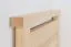 Children's Bed / Youth Bed Solid Pine | Natural Finish | 90 x 200 cm Lying Surface | Sturdy Design