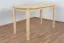 Solid Pine Wood Table Natural Finish | Junco 230A | 75 x 140 cm | Modern Design | Durable Construction