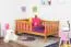 Kid/junior Bed Pine Solid wood Alder color 96, incl. slat grate - 90 x 160 cm (w x l)