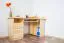 Corner Desk Solid Pine Natural Junco 185 | 3 Drawers | Keyboard Tray | 74 x 138 x 83 cm | Space-Saving Design