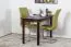 Solid Pine Wood Table | Walnut Finish | Junco 227D | Square | 120 x 60 cm