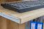 Corner Desk Solid Pine Natural Junco 185 | 3 Drawers | Keyboard Tray | 74 x 138 x 83 cm | Space-Saving Design