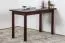 Solid Pine Wood Table | Walnut Finish | Junco 227D | Square | 120 x 60 cm