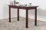 Solid Pine Wood Table | Walnut Finish | Junco 227D | Square | 120 x 60 cm