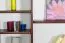 Hanging Wall Shelf Solid Pine Walnut 017 | 6 Spacious Shelves | 90 x 100 x 20 cm | Modern Design