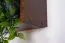 Suspended rack / Wall shelf solid pine wood, Walnut colours Junco 283A - 30 x 30 x 12 cm (h x w x d) 