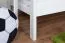 Bunk Bed Easy Premium Line K17/n | Solid Beech Wood White | 90 x 190 cm | Convertible