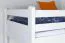Bunk Bed Easy Premium Line K17/n | Solid Beech Wood White | 90 x 190 cm | Convertible