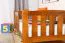 Children's Bed | Junior Bed Solid Pine Wood | Oak Colour 96 | Slatted Frame Included | 90 x 160 cm