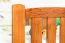 Children's Bed | Junior Bed Solid Pine Wood | Oak Colour 96 | Slatted Frame Included | 90 x 160 cm