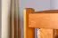 Children's Bed | Junior Bed Solid Pine Wood | Oak Colour 96 | Slatted Frame Included | 90 x 160 cm