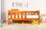 Children's Bed | Junior Bed Solid Pine Wood | Oak Colour 96 | Slatted Frame Included | 90 x 160 cm