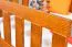 Children's Bed | Junior Bed Solid Pine Wood | Oak Colour 96 | Slatted Frame Included | 90 x 160 cm