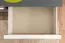 Dresser Vaitele 12, Colour: Anthracite high gloss / Walnut - 88 x 106 x 45 cm (h x w x d)