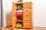 Chest of drawers solid pine wood, Alder colours Junco 159 - Measurements 123 x 80 x 42 cm