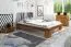 Single Bed or Guest Bed Tasman 03 | Solid Oiled Wild Oak | 140 x 200 cm Lying Surface | Elegant Wooden Nature Premium Design