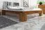 Single Bed or Guest Bed Tasman 03 | Solid Oiled Wild Oak | 140 x 200 cm Lying Surface | Elegant Wooden Nature Premium Design