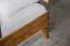 Single Bed/Guest Bed Timaru 01 | Solid Oiled Wild Oak | 90 x 200 cm Lying Area | Premium Craftsmanship