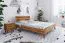 Double Bed Timaru 02 Solid Oiled Wild Oak | 200 x 200 cm Lying Area | Premium Design