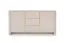 Vytgarth 05 Chest of Drawers | Cashmere | 84 x 168 x 39 cm | 3 Drawers | 2 Doors | 4 Compartments | Push-to-Open Sideboard