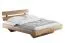 Double Bed Cortinadal 03 | Solid Oiled Oak | 180 x 200 cm Lying Surface | Premium Craftsmanship