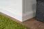 Bench with Storage Space | Shoe Cabinet Lotofaga 03 | White / Walnut | 51 x 65 x 38 cm