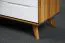 Timaru 16 Chest of Drawers | Oiled Wild Oak & White | Semi-Solid | 48 x 90 x 40 cm
