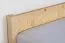Futon bed / solid wood bed solid pine solid wood natural A1, incl. slatted frame - dimensions 160 x 200 cm