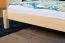 Futon bed / solid wood bed solid pine solid wood natural A1, incl. slatted frame - dimensions 160 x 200 cm