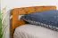 Children's bed / Kid bed solid pine wood wood wood wood wood wood Oak Colour A7, incl. slatted frame - Measurements: 120 x 200 cm