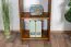 Tall 200cm Bookcase 001, solid pine wood, oak finish - H200 x L50 x D30 cm