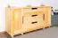 Chest of Drawers Solid Pine Solid Wood Natural 004 | 80 x 160 x 47 cm | Modern Design, Spacious Storage