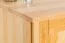 Chest of Drawers Solid Pine Solid Wood Natural 004 | 80 x 160 x 47 cm | Modern Design, Spacious Storage