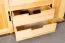Chest of Drawers Solid Pine Solid Wood Natural 004 | 80 x 160 x 47 cm | Modern Design, Spacious Storage