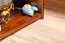 Bedside table solid pine wood, Walnut colours Junco 126 - Measurements: 40 x 40 x 27 cm (H x W x D)