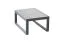 Lisbon side table made of aluminum - color: grey aluminum, dimensions: 690 x 500 x 320 mm
