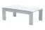 Aluminium coffee table London - color: white, dimensions: 1100 x 600 x 400 mm